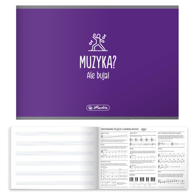 Zestaw zeszyt przedmiotowy klasa 5-6, 9x A5 60k soft touch HERLITZ
