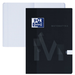 Zeszyt A5 60 kartek w kratkę matematyka przedmiotowy soft touch OXFORD