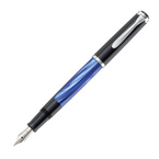 Pióro wieczne Classic M205 EF Blue Marbled na prezent premium FWI PELIKAN