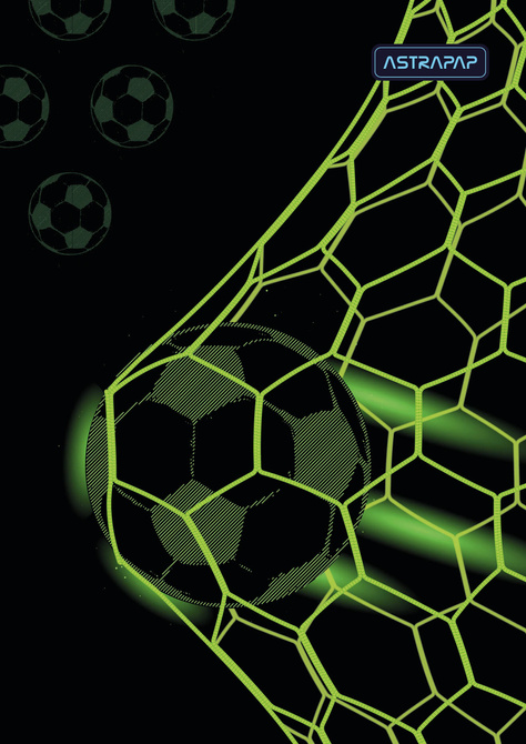 Teczka rysunkowa kartonowa z gumką A4 game sport Boys World ASTRA