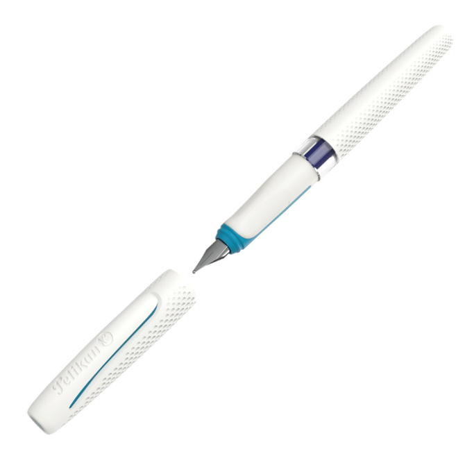 Pióro wieczne dla dzieci prawo/lewo białe ILO PELIKAN