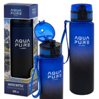 Bidon na wodę butelka dziecka tritan 600ml niebies BPA FREE AQUA PURE ASTRA