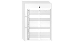 Przekładka do teczki akt osobowych A4 typ C 10szt