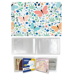 Okładka etui na plastikową legitymację e-legitymację szkolną dokumenty ID-1