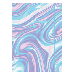 Teczka rysunkowa kartonow z gumką A4 24x31cm PASTEL TWIST HAPPY COLOR