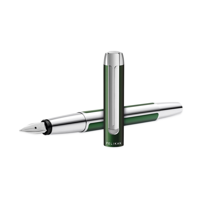 Pióro wieczne PURA P40 M Deep Green aluminiowe na prezent FWI PELIKAN