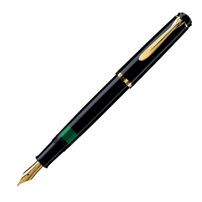 Pióro wieczne Classic M200 tłoczek M Black na prezent premium FWI PELIKAN