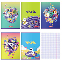 Zeszyt A5 60 kartek kratka w kratkę EKIPA Friza HERLITZ 5sztuk