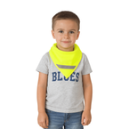 Chusta odblaskowa bandana z pasem odblaskowym dla dzieci 45x45x66cm żółta