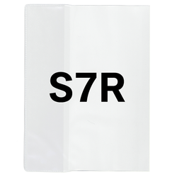 Okładka S7R regulowana 25,8cm x 42-45cm przezroczysta krystaliczna