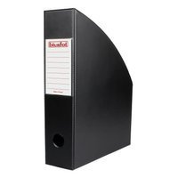 Pojemnik organizer na dokumenty PVC A4 7cm czarny BIURFOL