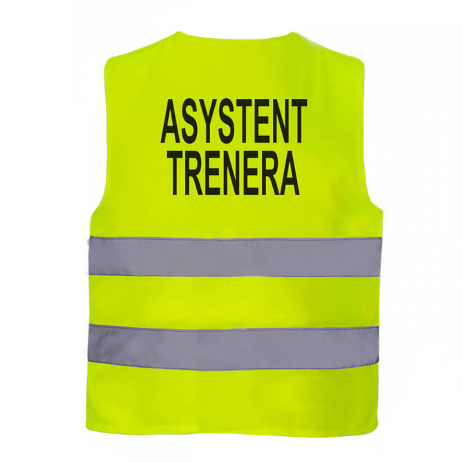 Kamizelka odblaskowa VEST2 BHP z nadrukiem logo