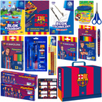 Wyprawka szkolna duży zestaw do szkoły XXL 21 elementów FC Barcelona ASTRA