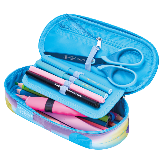 Piórnik kosmetyczka etui usztywniany z klapką Little Monster HERLITZ