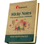 Notes A7 karteczki samoprzylepne fiszki 250element