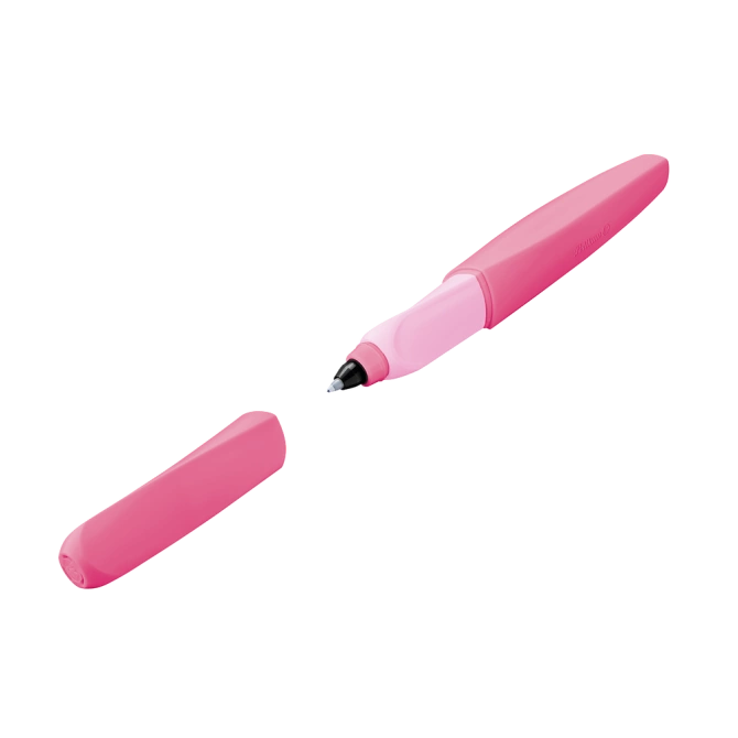 Pióro kulkowe Twist dla dzieci prawo/lewo różowe Berry Pink PELIKAN