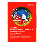 Papier kolorowy błyszczący wycinanka A5 10 kartek 80g/m2 HERLITZ