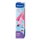 Pióro kulkowe Twist + nabój prawo/lewo Berry Pink PELIKAN