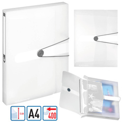 Teczka rysunkowa z gumką A4 Easy Orga 4cm HERLITZ