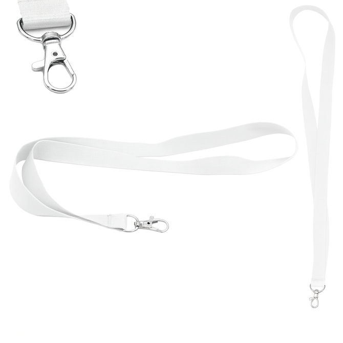 Identyfikator pionowy holder A7 przezroczysty targowy 81x110mm + smycz 90cm