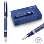 Pióro wieczne Souveran Striped Blue M815 EF na prezent premium PELIKAN