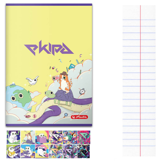 Wyprawka szkolna do szkoły piórnik zeszyty pióro 10el. PELIKAN