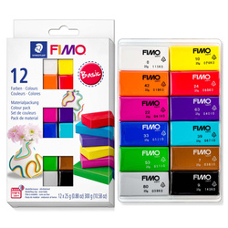 Zestaw masa plastyczna modelina termoutwardzalna 12kol x25g Fimo STAEDTLER