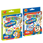 Kredki ołówkowe grube Jumbo w oprawie drewnianej 12 kolorów BAMBINO