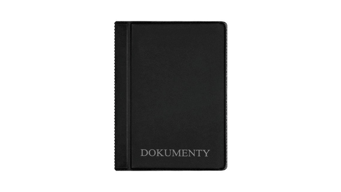 Etui na dokumenty karty kredytowe dowód 10x7,5cm 14 kieszeni BIURFOL