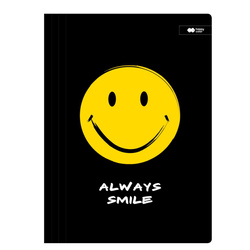 Teczka rysunkowa kartonowa z gumką A4 24x31cm Smile Buźka FUN HAPPY COLOR