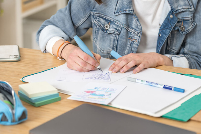 Pióro wieczne Twist dla dzieci prawo/lewo niebieskie Blue ECO PELIKAN