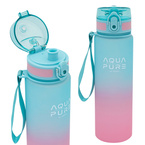 Bidon na wodę butelka dziecka tritan 600ml miętowy BPA FREE AQUA PURE ASTRA