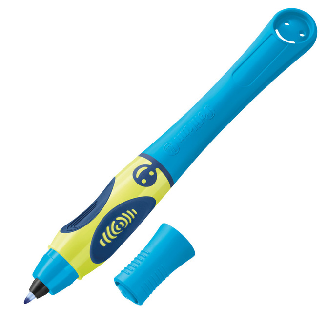 Pióro kulkowe Griffix 3 dla dzieci Leworęcznych niebieskie Blue PELIKAN