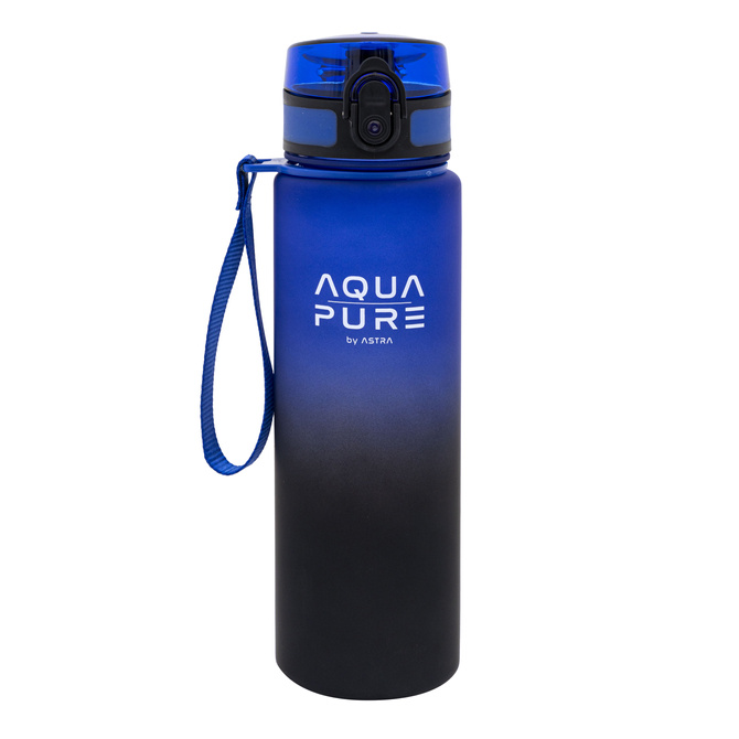 Bidon na wodę butelka dziecka tritan 600ml niebies BPA FREE AQUA PURE ASTRA