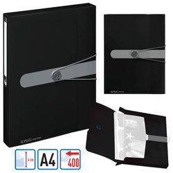 Teczka rysunkowa z gumką A4 Easy Orga 4cm HERLITZ