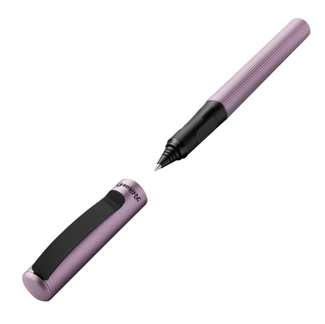 Pióro kulkowe prawo/lewo róż metaliczn Mauve Pina Colada PELIKAN