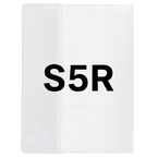 Okładka S5R regulowana 26,5 x 40,8-44cm przezroczysta krystaliczna