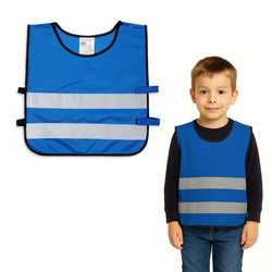 Kamizelka odblaskowa ostrzegawcza dla dzieci przedszkolaków 42x45cm