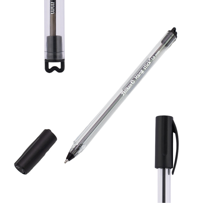 Długopis czarny z uchwytem do zawieszenia Hang Stick K86 1mm PELIKAN