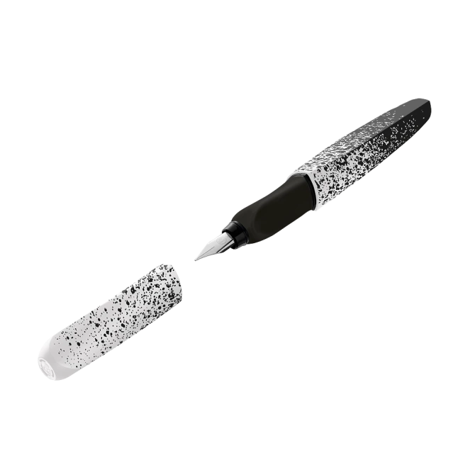 Pióro wieczne Twist dla dzieci prawo/lewo czarne białe PELIKAN