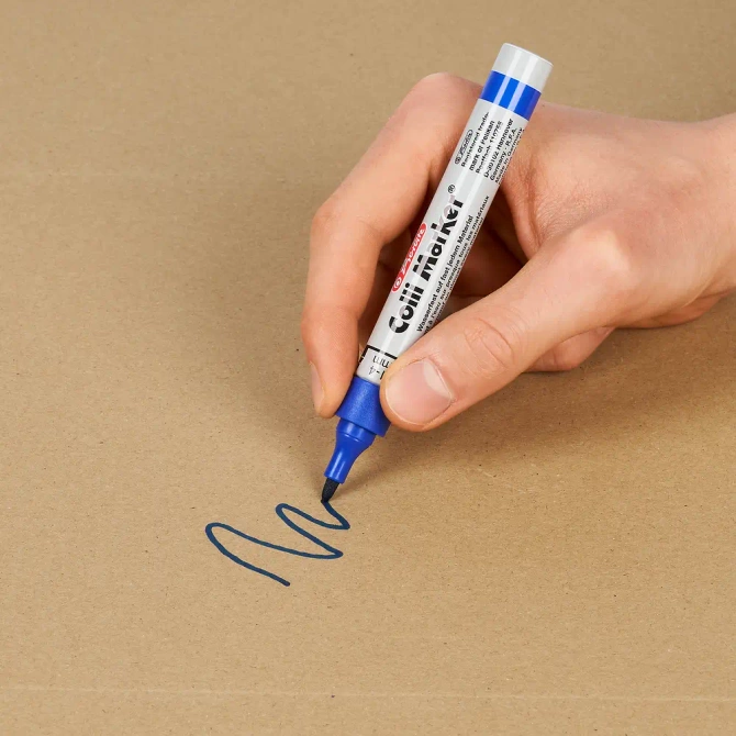 Marker permanentny wodoodporny niebieski Colli-Marker HERLITZ