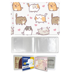 Okładka etui na plastikową legitymację e-legitymację szkolną dokumenty ID-1