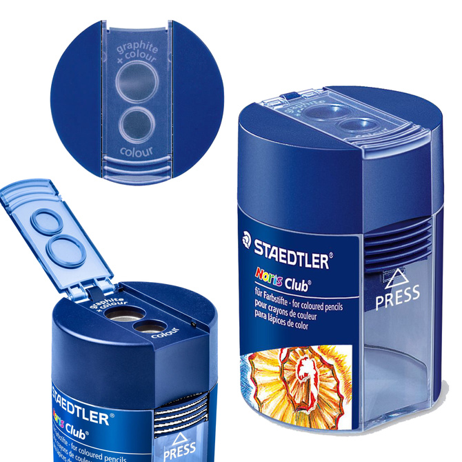 Temperówka podwójna z pojemnikiem Noris Club STAEDTLER