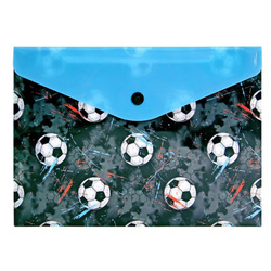 Teczka kopertowa koperta na zatrzask A5 PP piłki