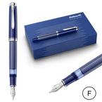 Pióro wieczne Souveran Striped Blue M815 F na prezent premium FWI PELIKAN