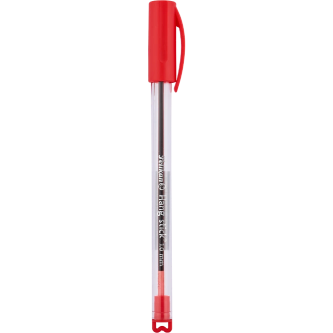 Długopis czerwony z uchwytem do zawieszenia Hang Stick K86 1mm PELIKAN