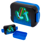 Śniadaniówka pojemnik na kanapki lunchbox Minecraft Blue Pixel ASTRA