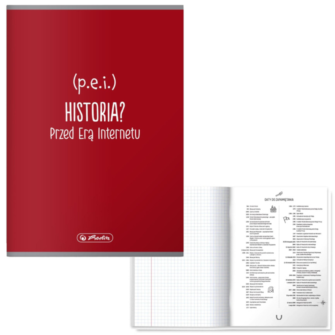 Zestaw zeszyt przedmiotowy klasa 5-6, 9x A5 60k soft touch HERLITZ