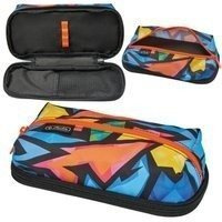 Piórnik szkolny młodzieżowy kosmetyczka 7x11x22,3cm Clever Neon Art HERLITZ