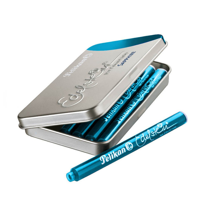 Naboje pióra wiecznego długie Edelstein Aquamarine 6 PELIKAN